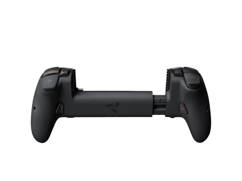 Dos de la manette, palettes M1 et M2 et boutons L4 et R4 repérés