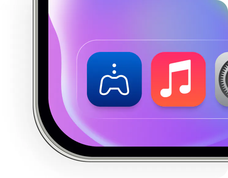 L’icône de l’application PS Remote Play sur l’écran d’accueil d’un iPhone.