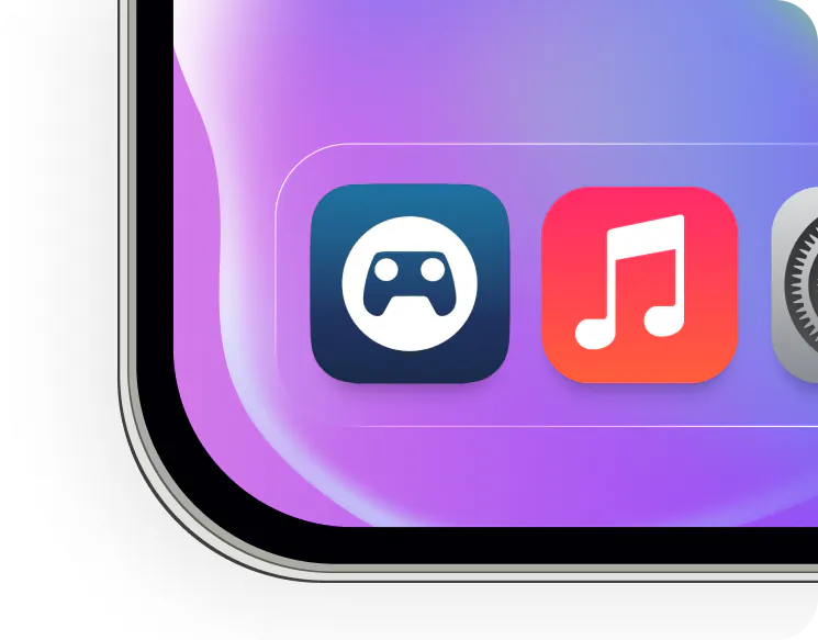 L’icône de l’application Steam Link sur l’écran d’accueil d’un iPhone.